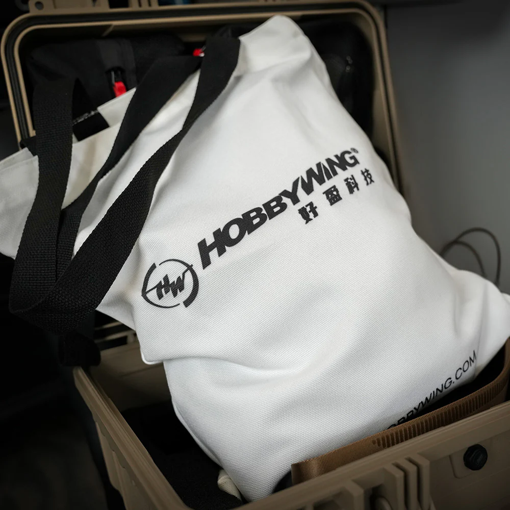 HOBBYWING White Tote Bag - Image 3